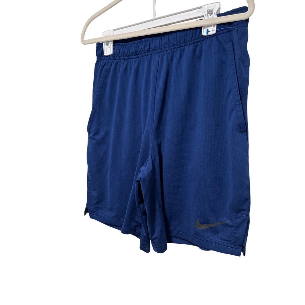 Nike Navy Blue Mens Athletic Shorts Size L - Picture 3 of 6
